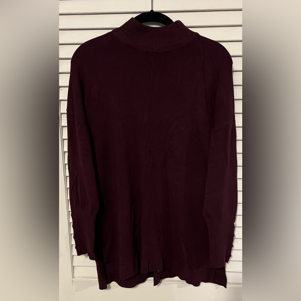 Anne Klein Deep Burgundy Sweater